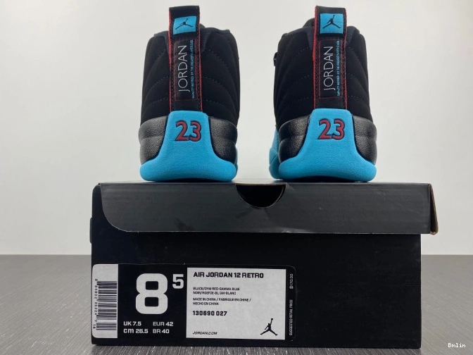 Bmlin Retro Gamma Jordan 12 130690-027 Blue 0714